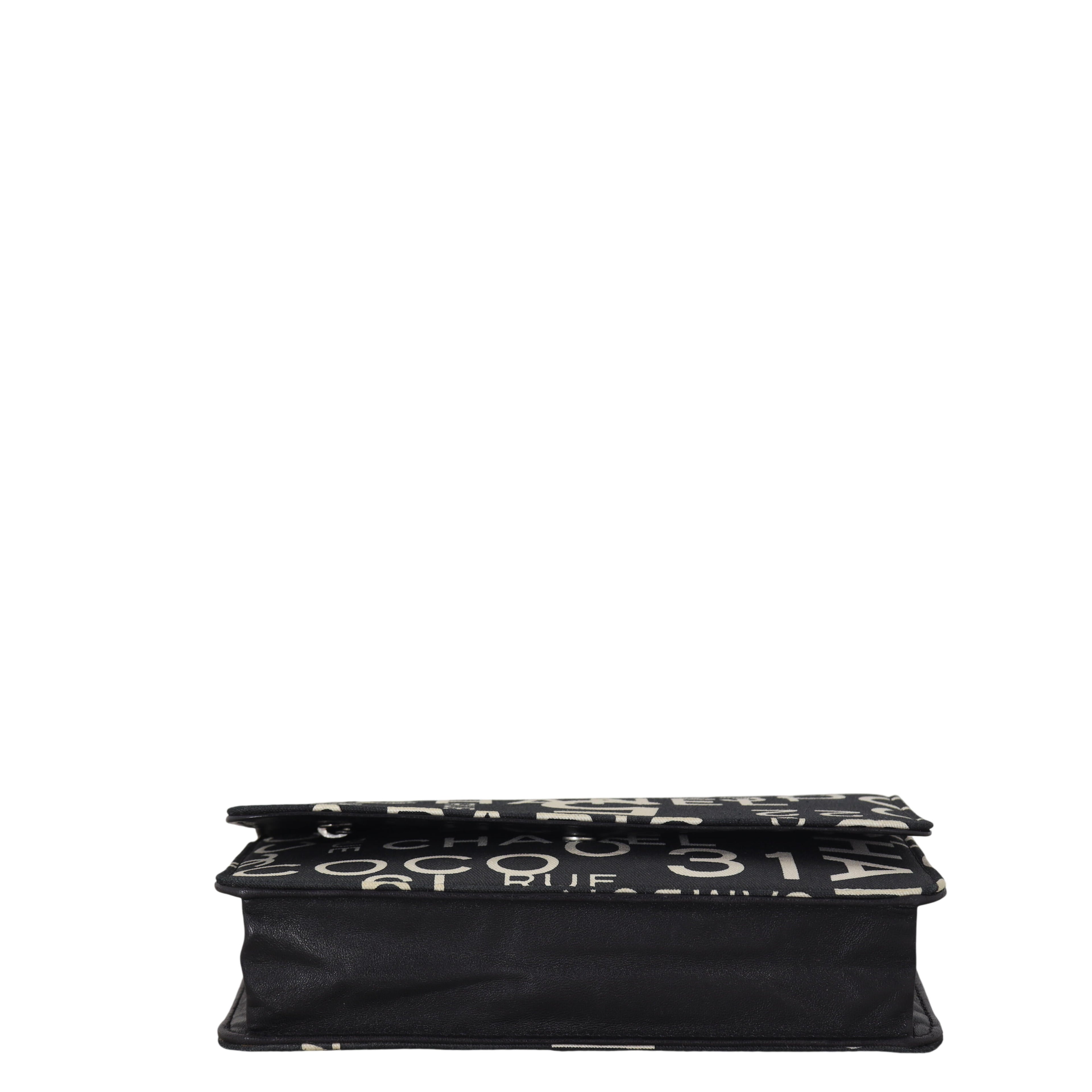 Chanel 31 Rue Cambon Canvas Wallet on Chain