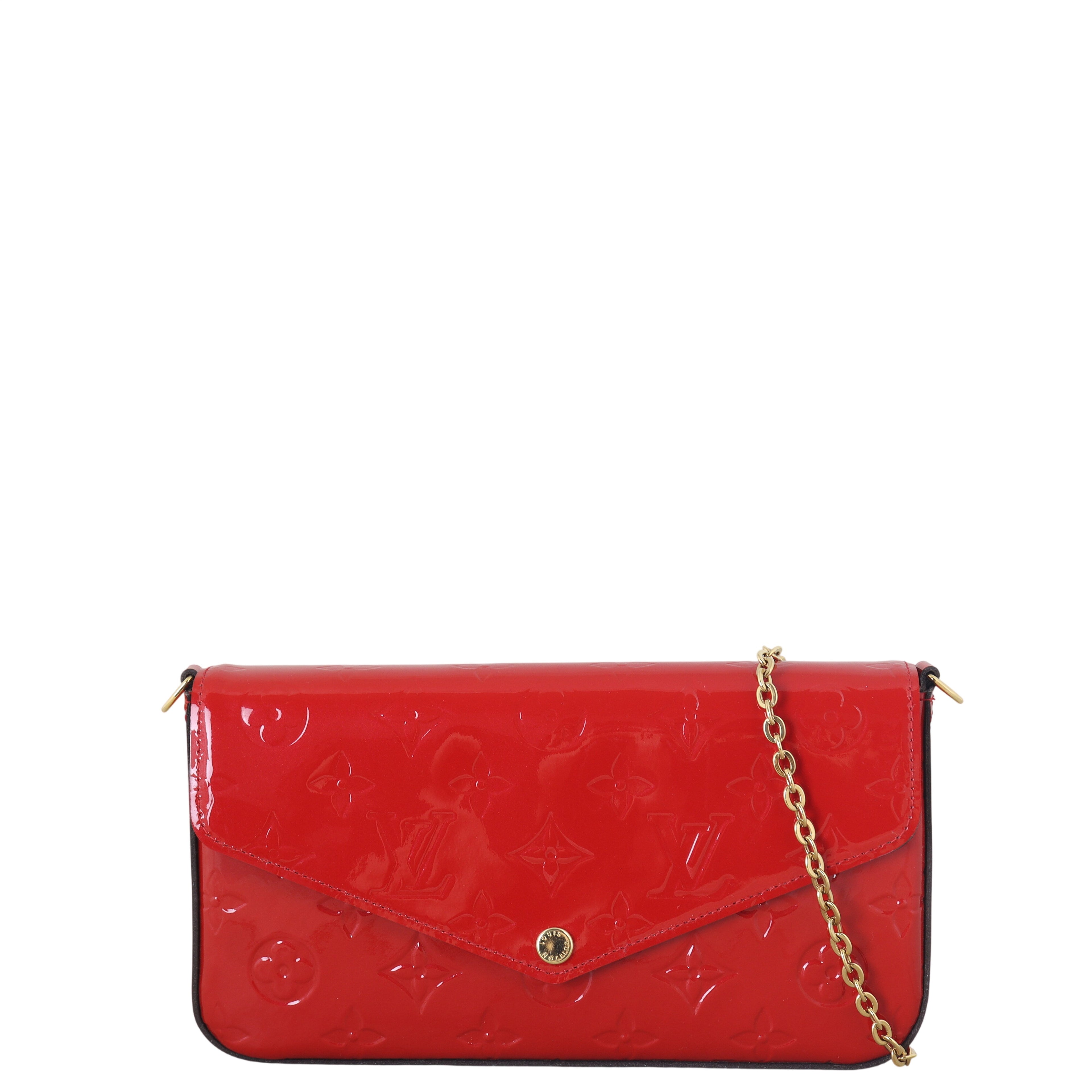 Louis Vuitton Pochette Felicie Monogram Vernis