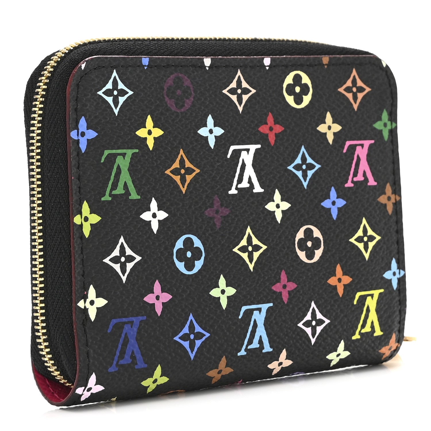 Monogram Multicolor Zippy Coin Purse Black Grenade