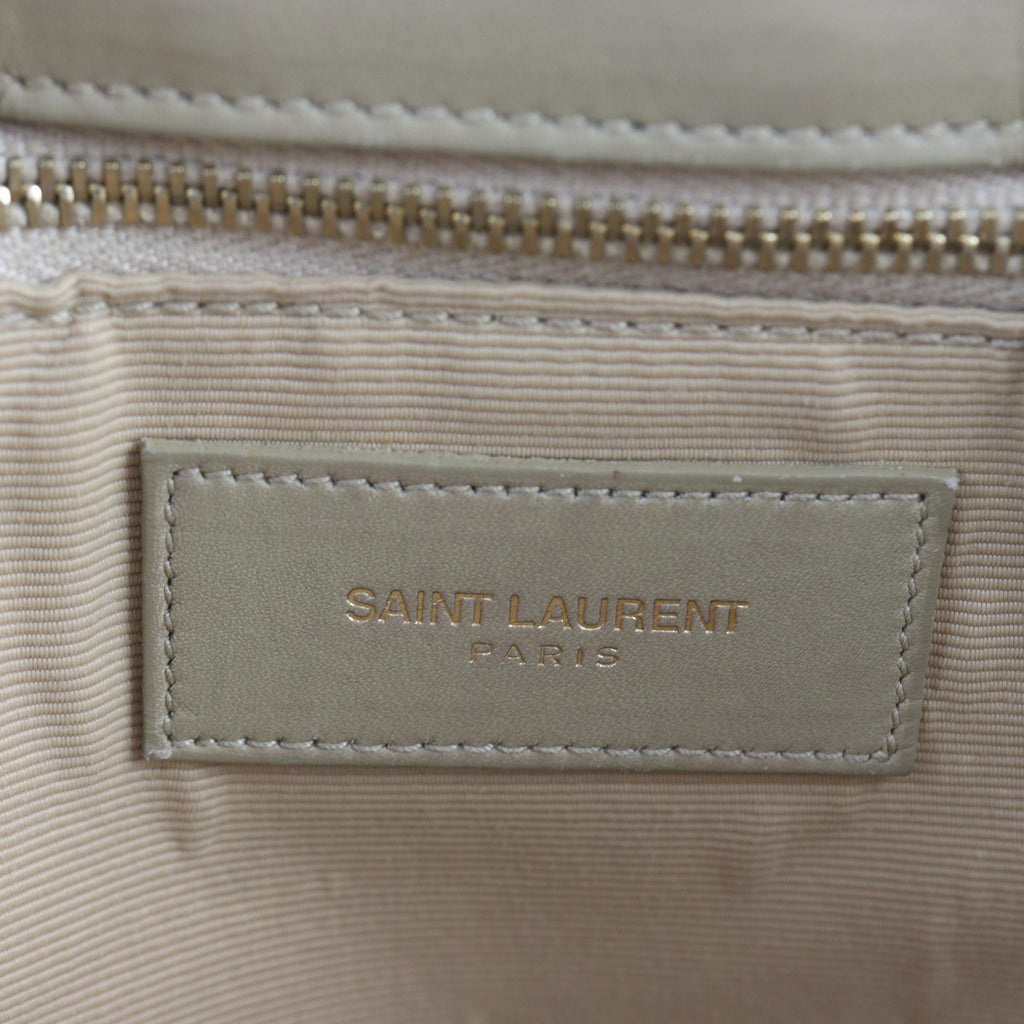 Saint Laurent Chevron Shopping Tote