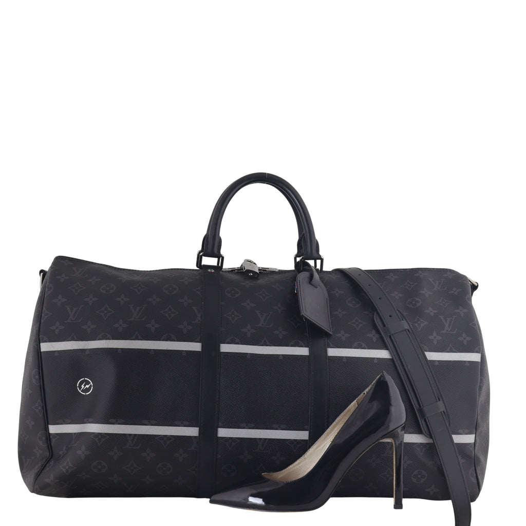 Louis Vuitton x Fragment Keepall 55 Bandouliere Monogram Eclipse