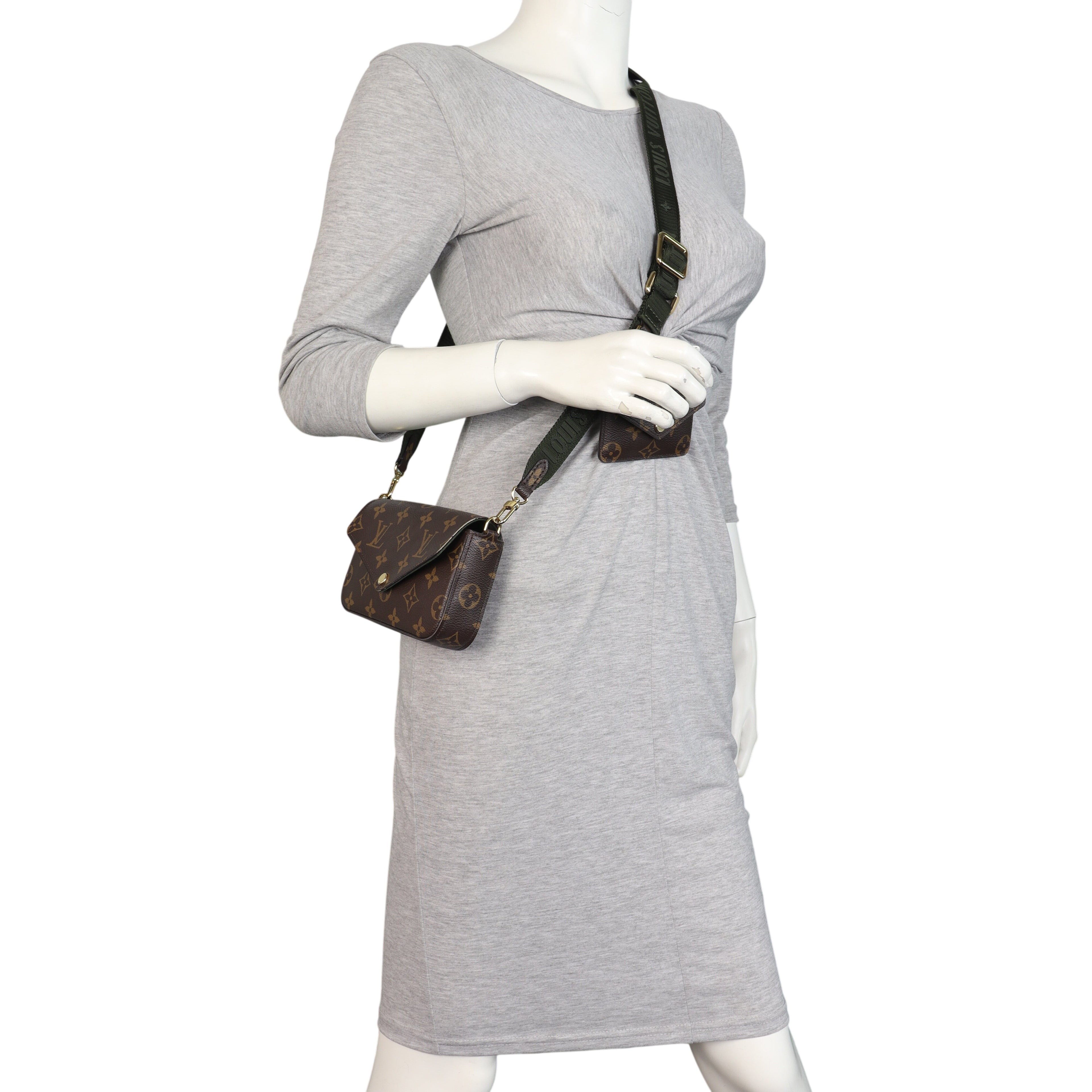 Louis Vuitton Felicie Strap & Go Monogram