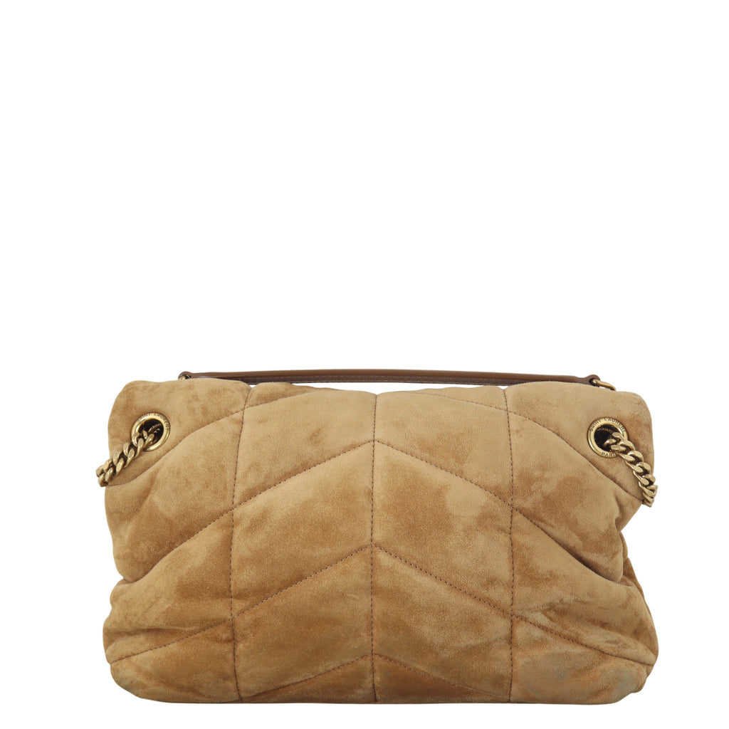 Saint Laurent Loulou Puffer Small Suede