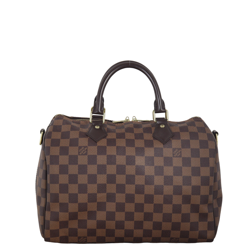 Louis Vuitton Speedy 30 Bandouliere Damier Ebene