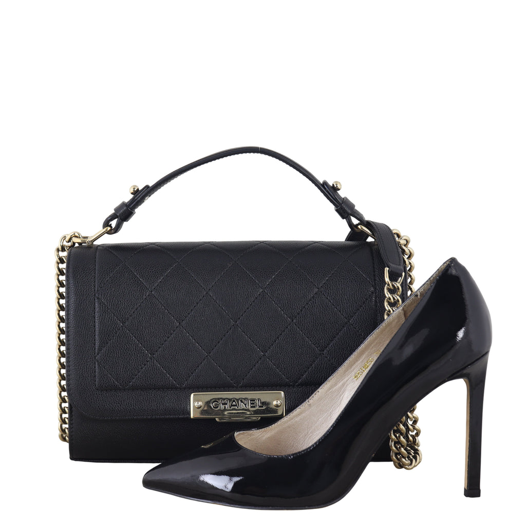 Chanel Label Click Flap Bag