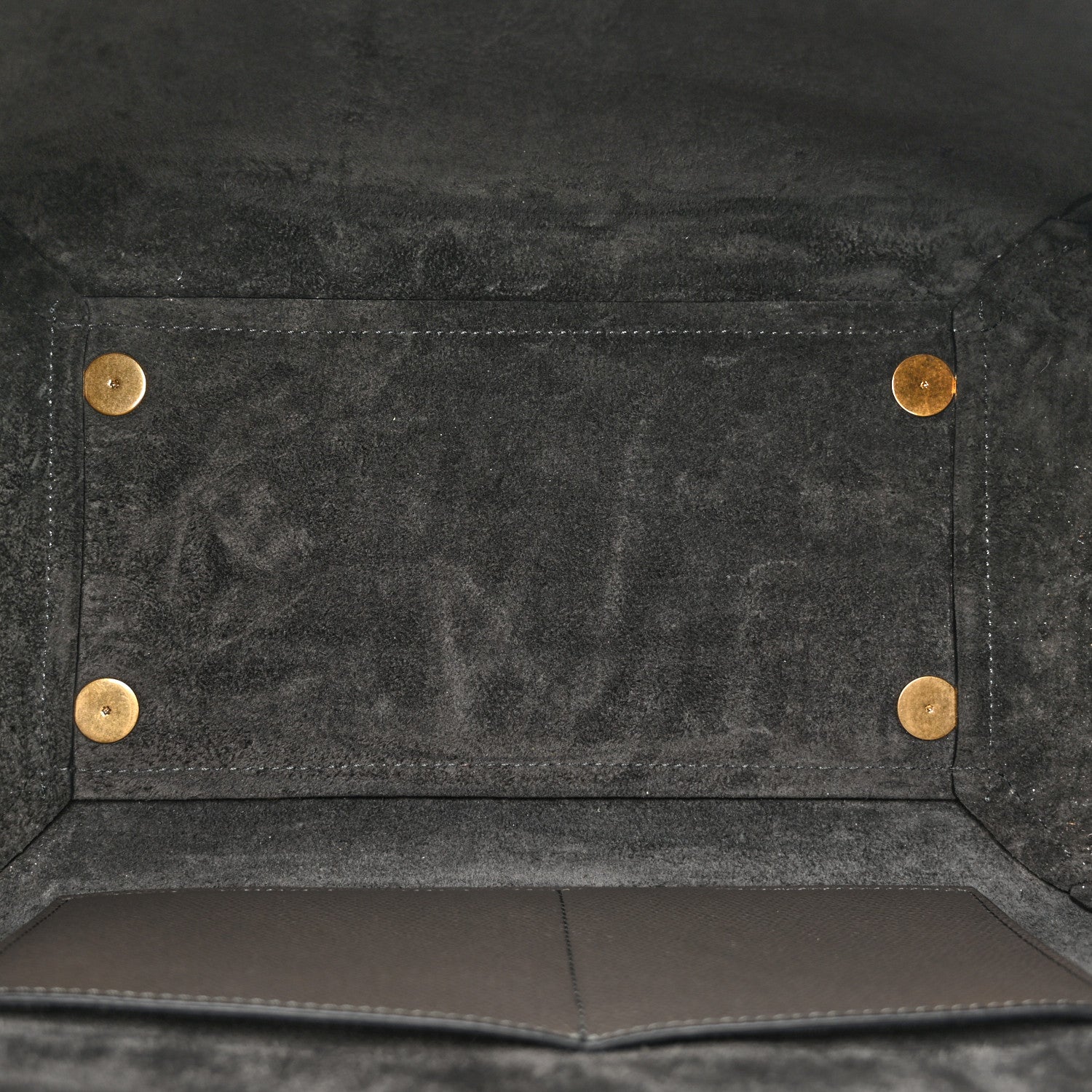 Grained Calfskin Mini Belt Bag Grey
