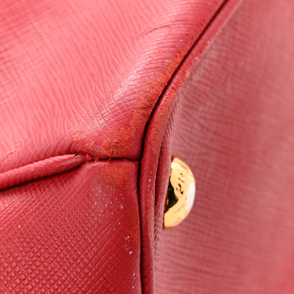 Saffiano Lux Large Tote Fuoco