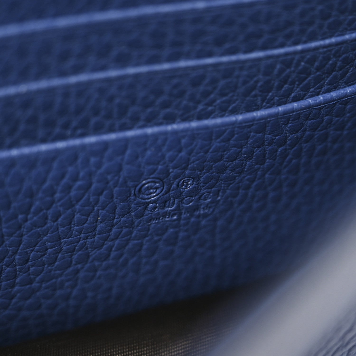 Dollar Calfskin Interlocking G Chain Wallet Caspian