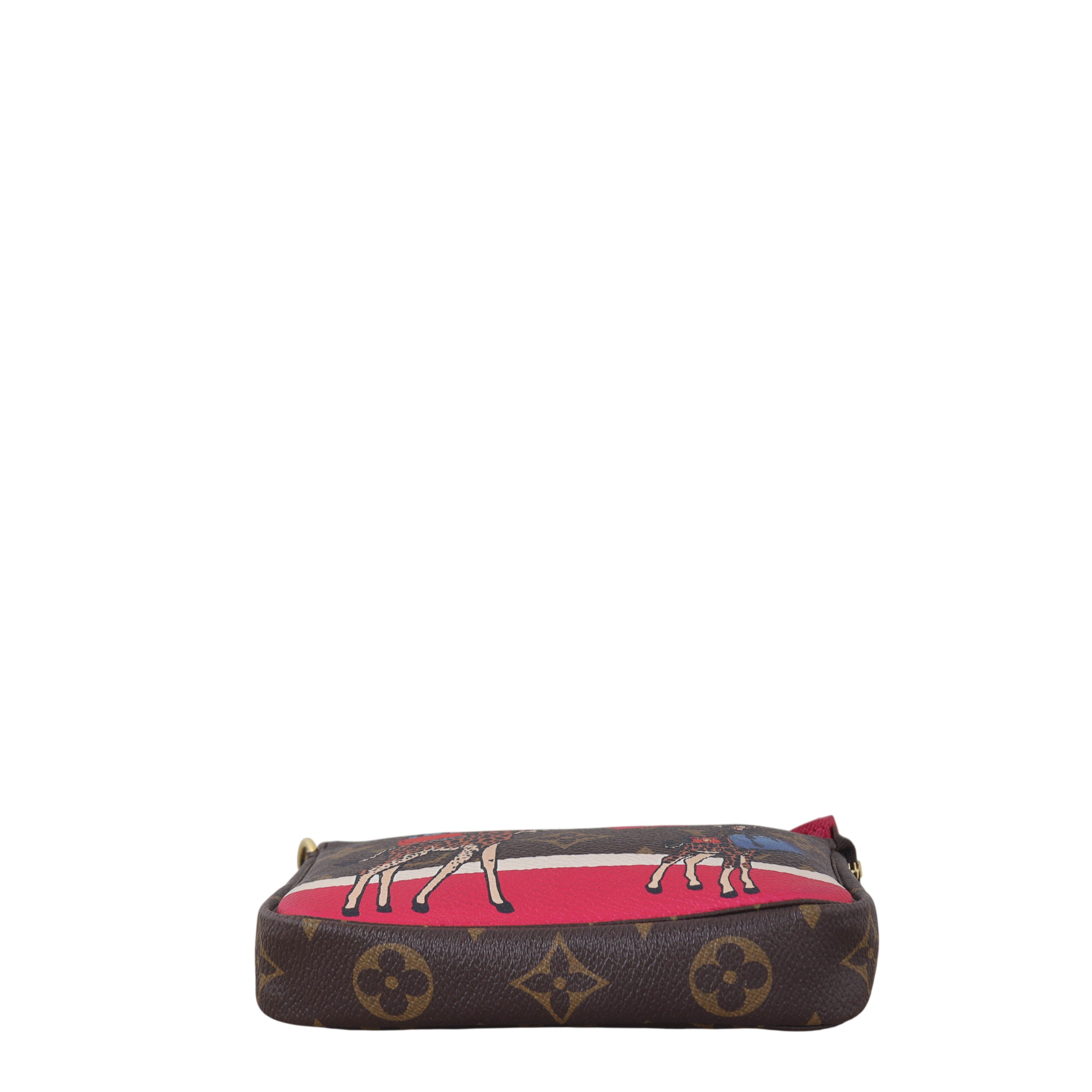 Louis Vuitton Mini Pochette Accessoires Monogram 2017 Christmas Animation