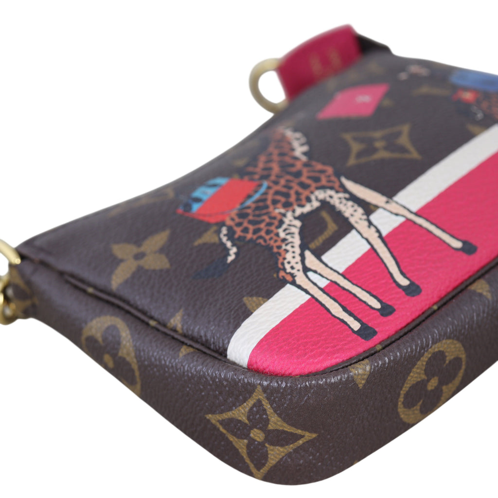 Louis Vuitton Mini Pochette Accessoires Monogram 2017 Christmas Animation