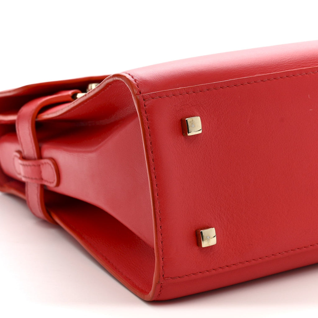 Calfskin MM Tempete Satchel Coral