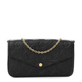 Empreinte Pochette Felicie Chain Wallet Black