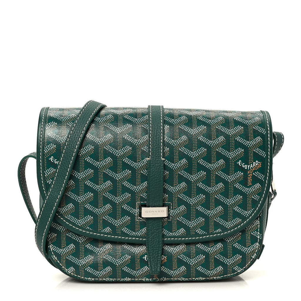 Goyardine Belvedere II PM Messenger Bag Green