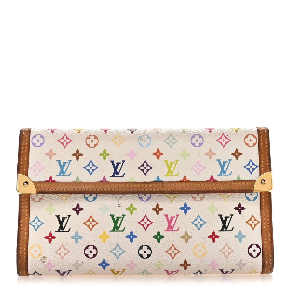 Monogram Multicolor Porte Tresor International Wallet White