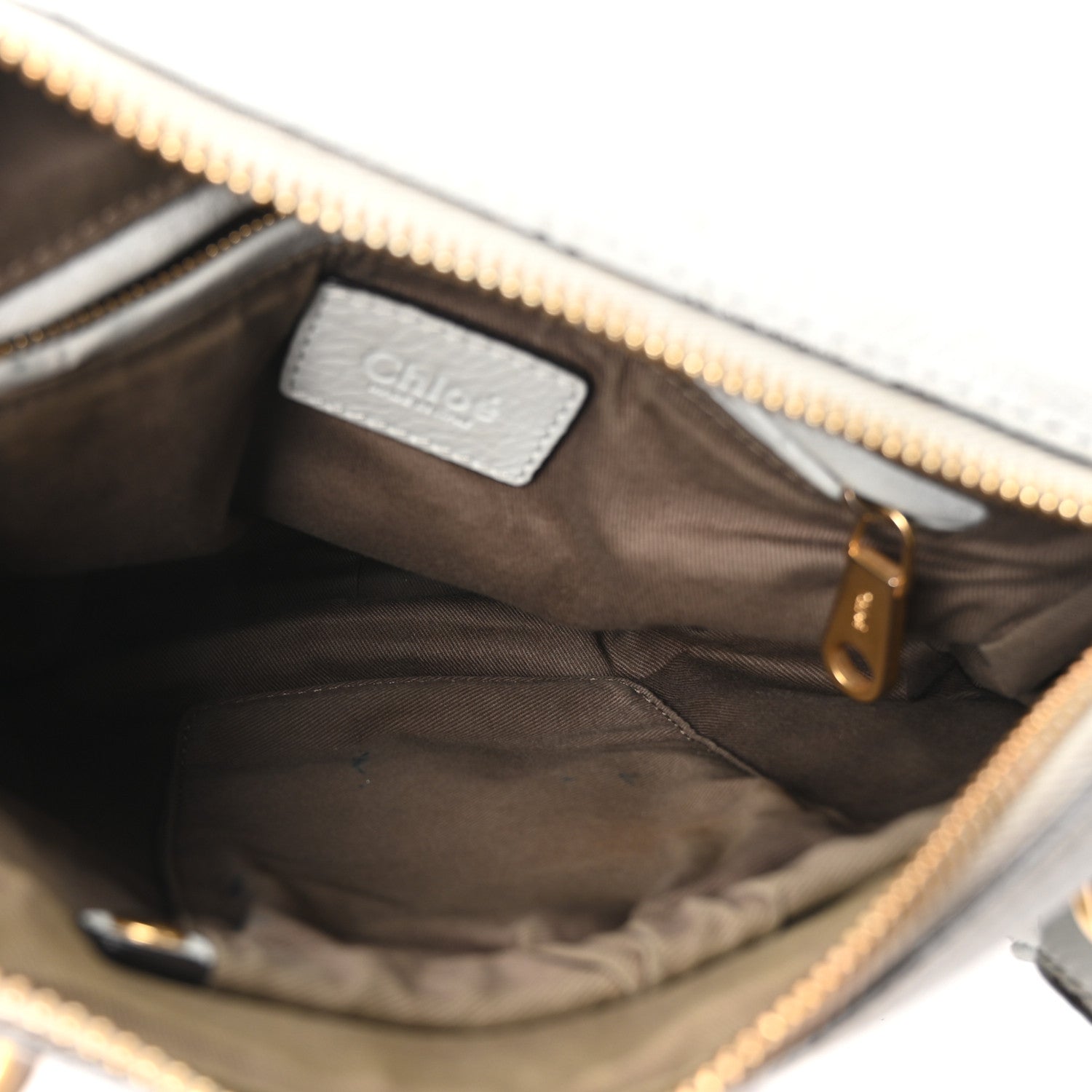 Calfskin Small Marcie Satchel Airy Grey