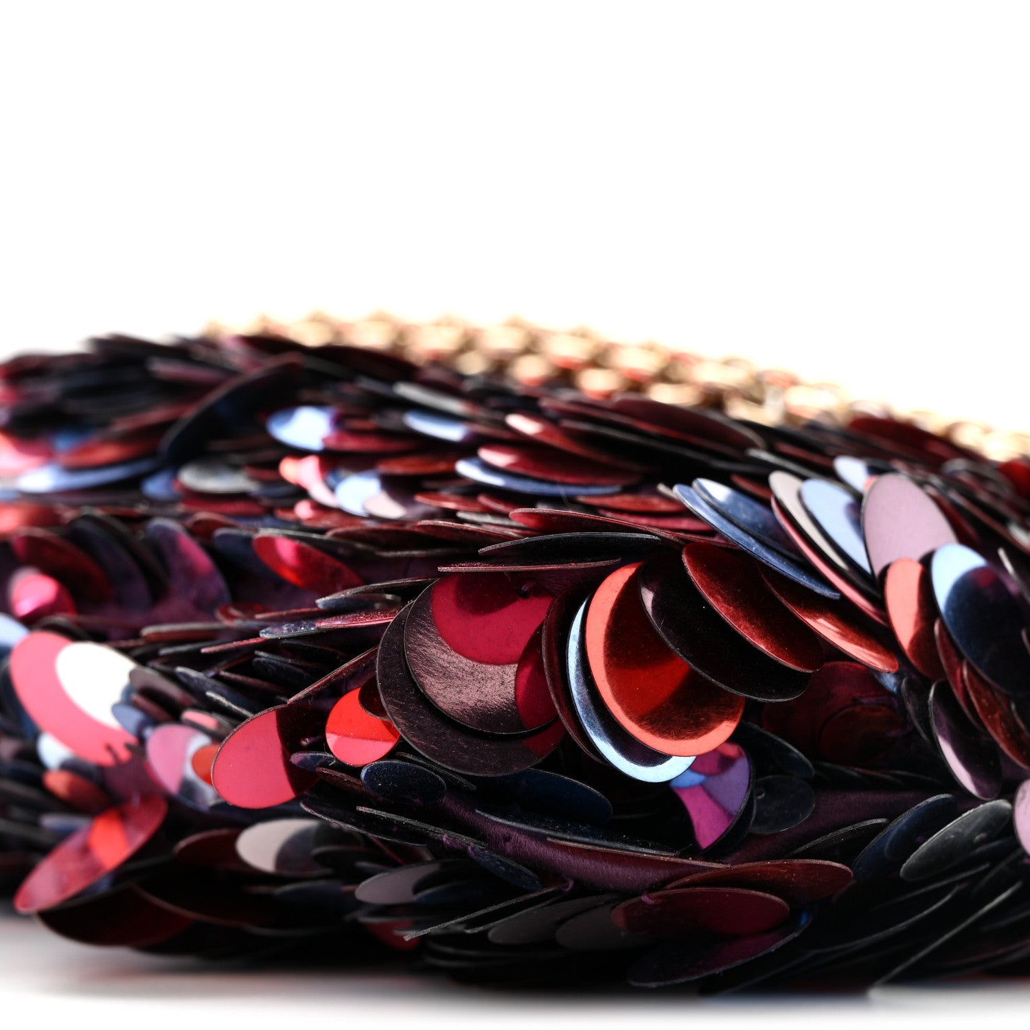 Maxi Sequin Embroidery Callie Bag Raspberry Mix
