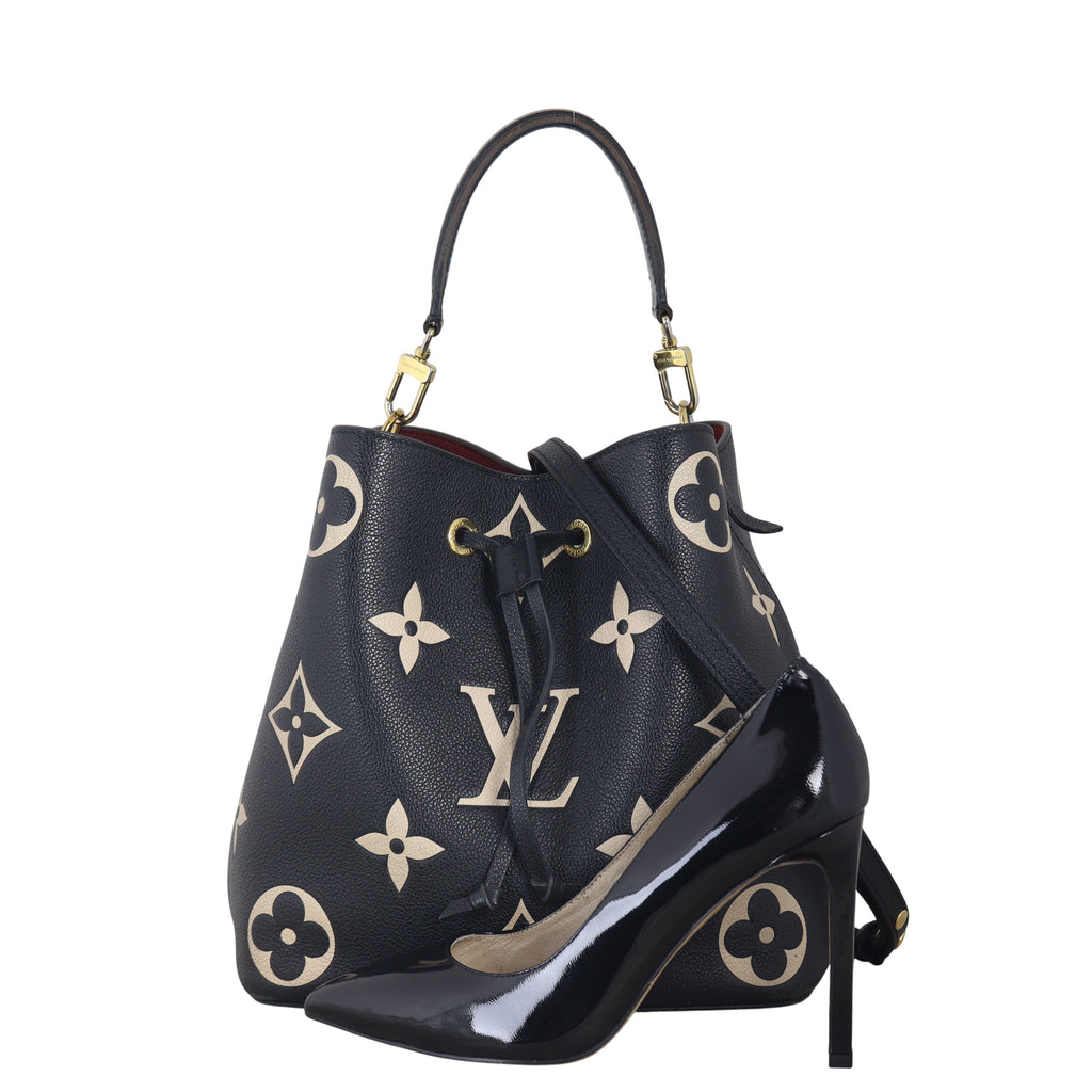 Louis Vuitton NeoNoe MM Monogram Empreinte Giant Bicolour