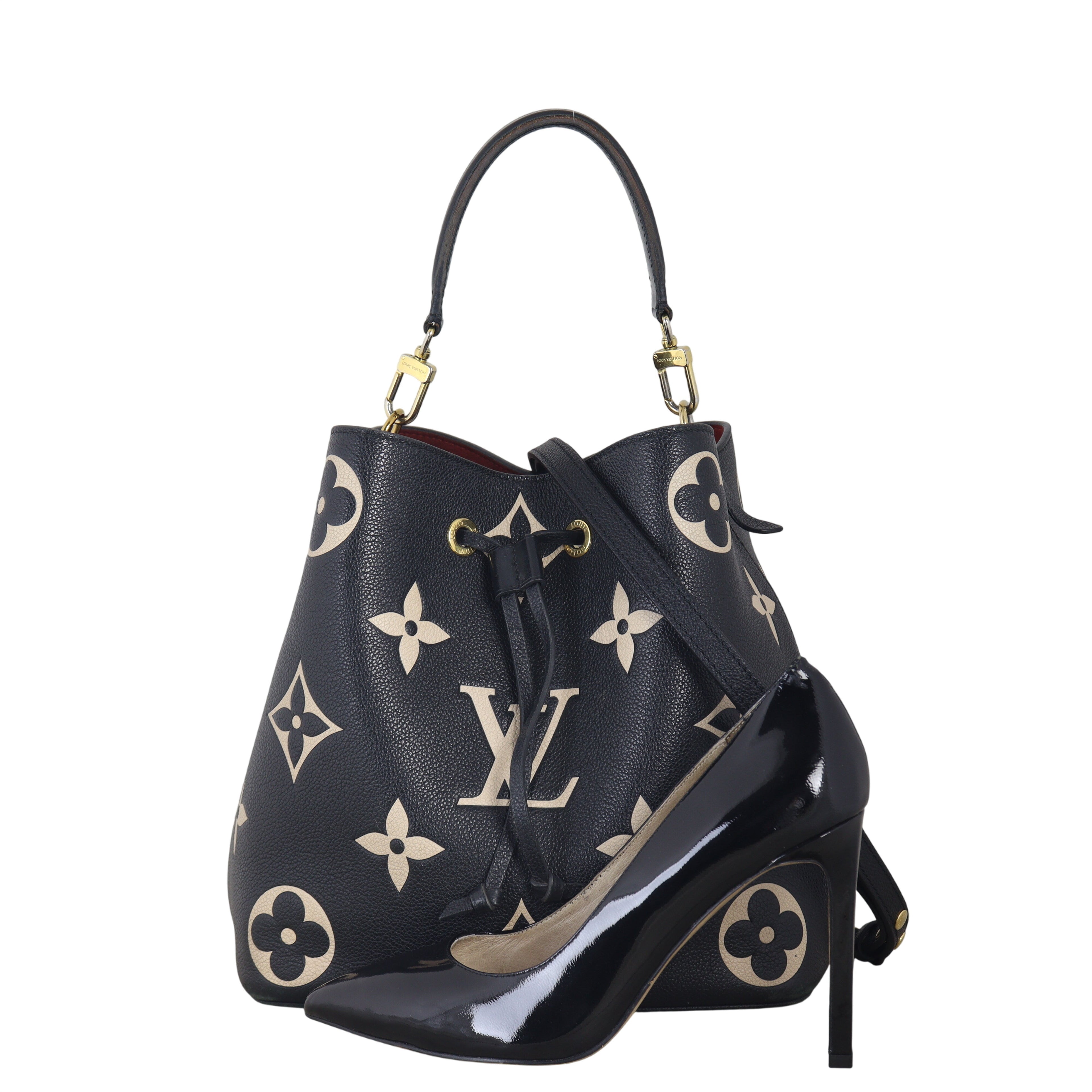 Louis Vuitton NeoNoe MM Monogram Empreinte Giant Bicolour