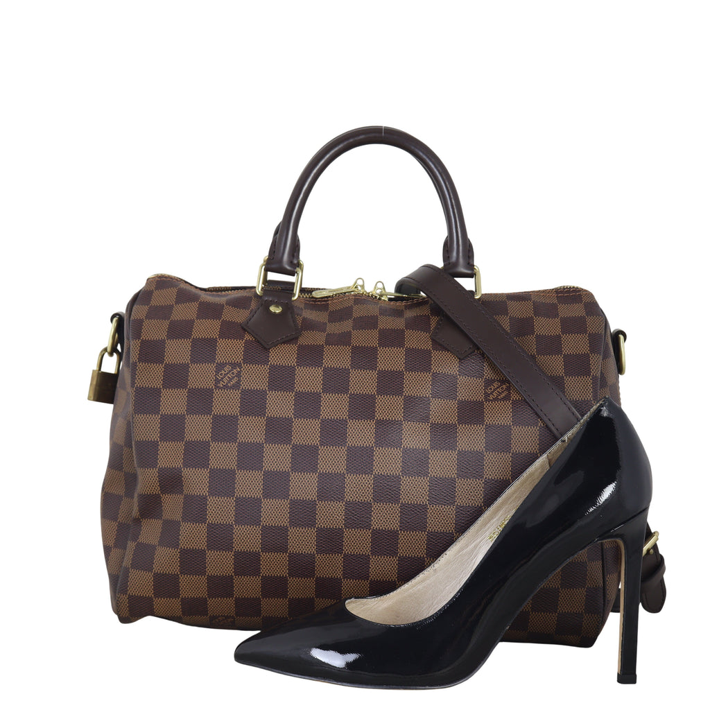 Louis Vuitton Speedy 30 Bandouliere Damier Ebene