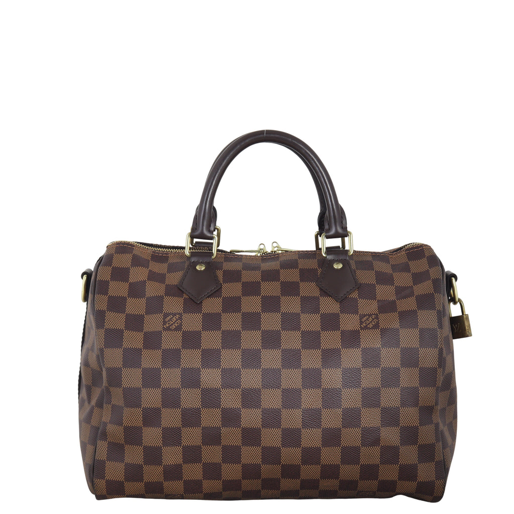 Louis Vuitton Speedy 30 Bandouliere Damier Ebene