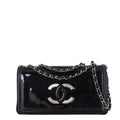 Chanel CC Vinyl Lipstick Ligne Flap Bag