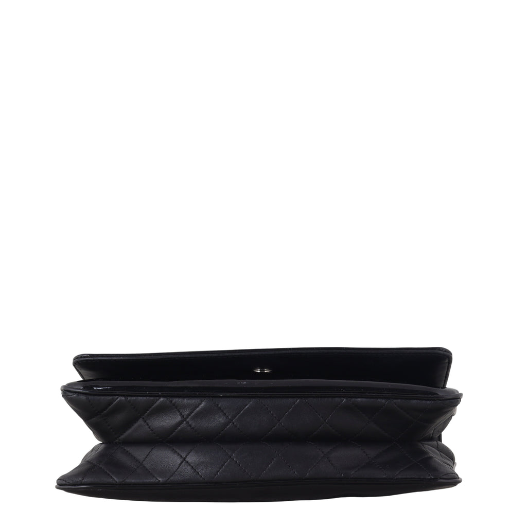 Chanel CC Vinyl Lipstick Ligne Flap Bag