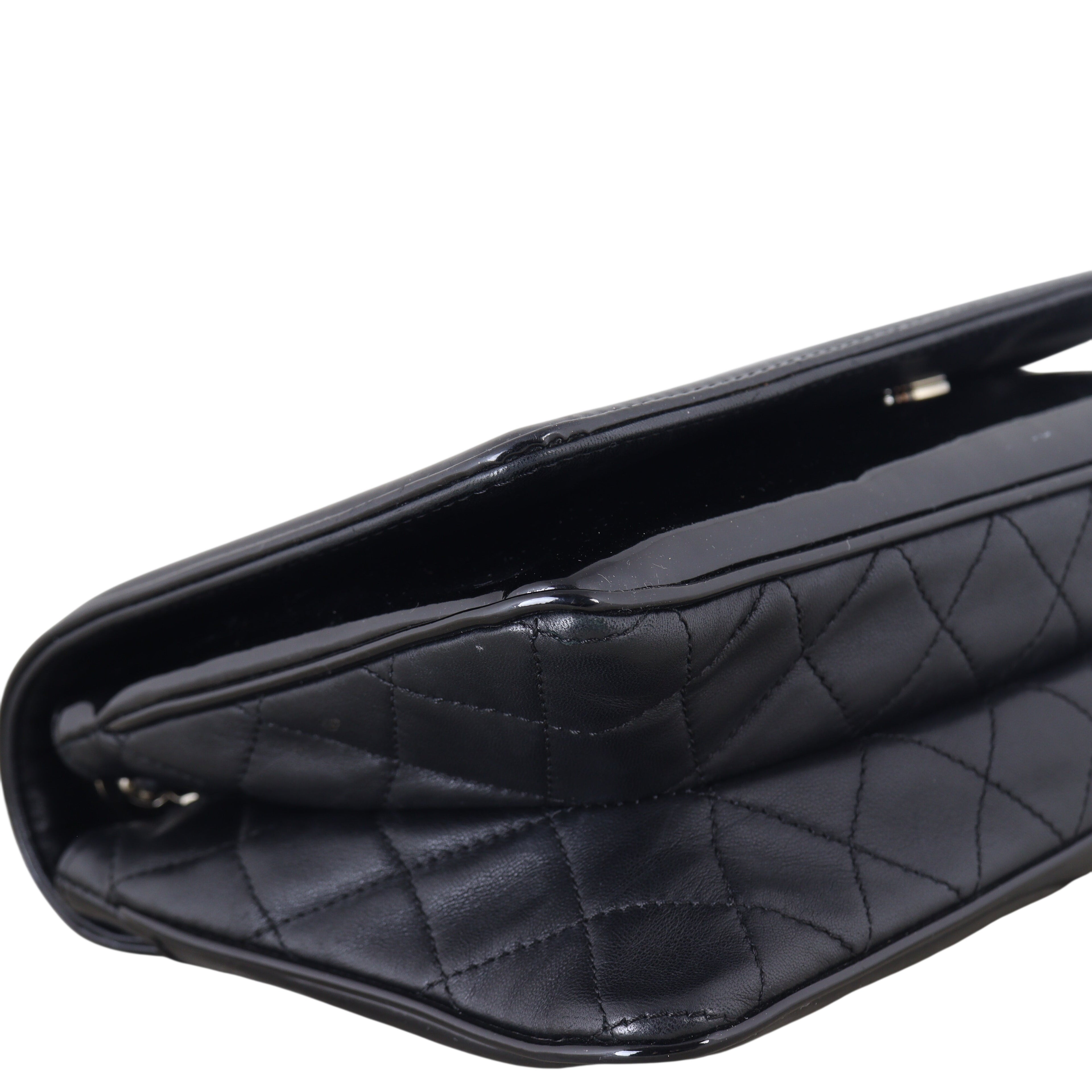 Chanel CC Vinyl Lipstick Ligne Flap Bag