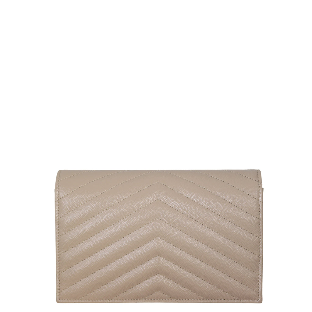Saint Laurent Cassandre Envelope Chain Wallet