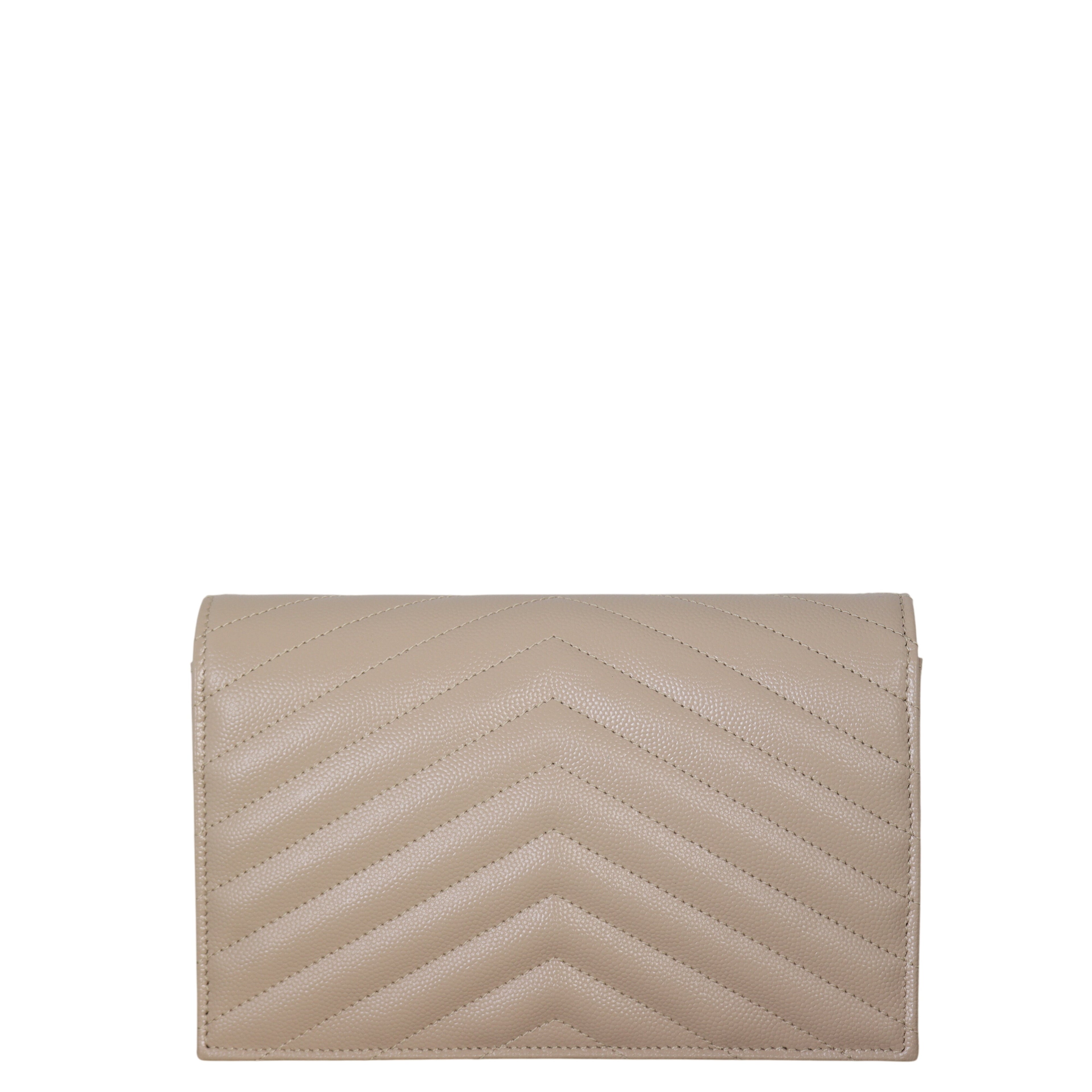 Saint Laurent Cassandre Envelope Chain Wallet