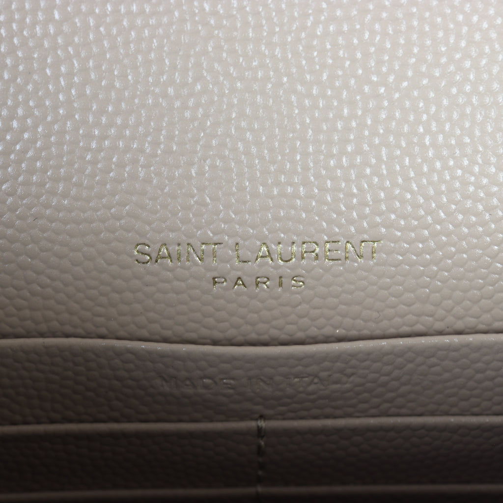 Saint Laurent Cassandre Envelope Chain Wallet