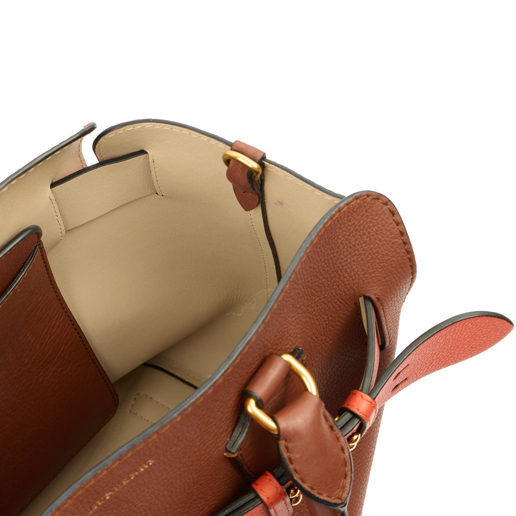 Burberry Tote Belt Bag - Medium in Brown, Leather