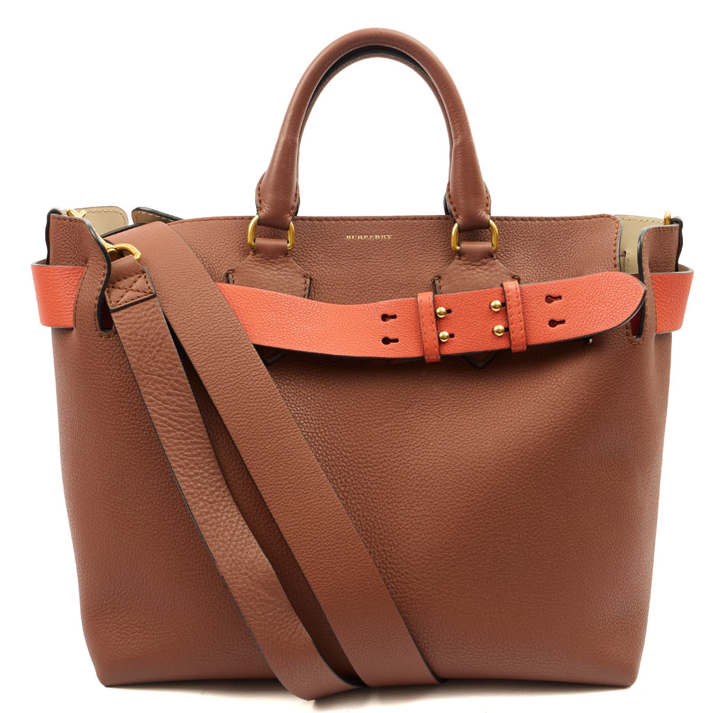 Burberry Tote Belt Bag - Medium in Brown, Leather