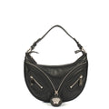 Versace Shoulder Bag Biker Hobo in Black, Leather