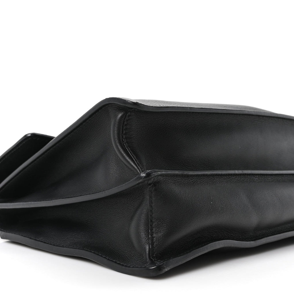 Calfskin Medium Soft Sound Shoulder Bag Black