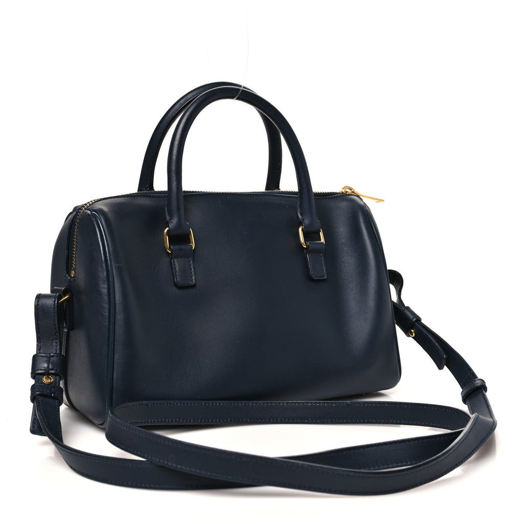 Calfskin Classic Baby Duffle Navy Blue