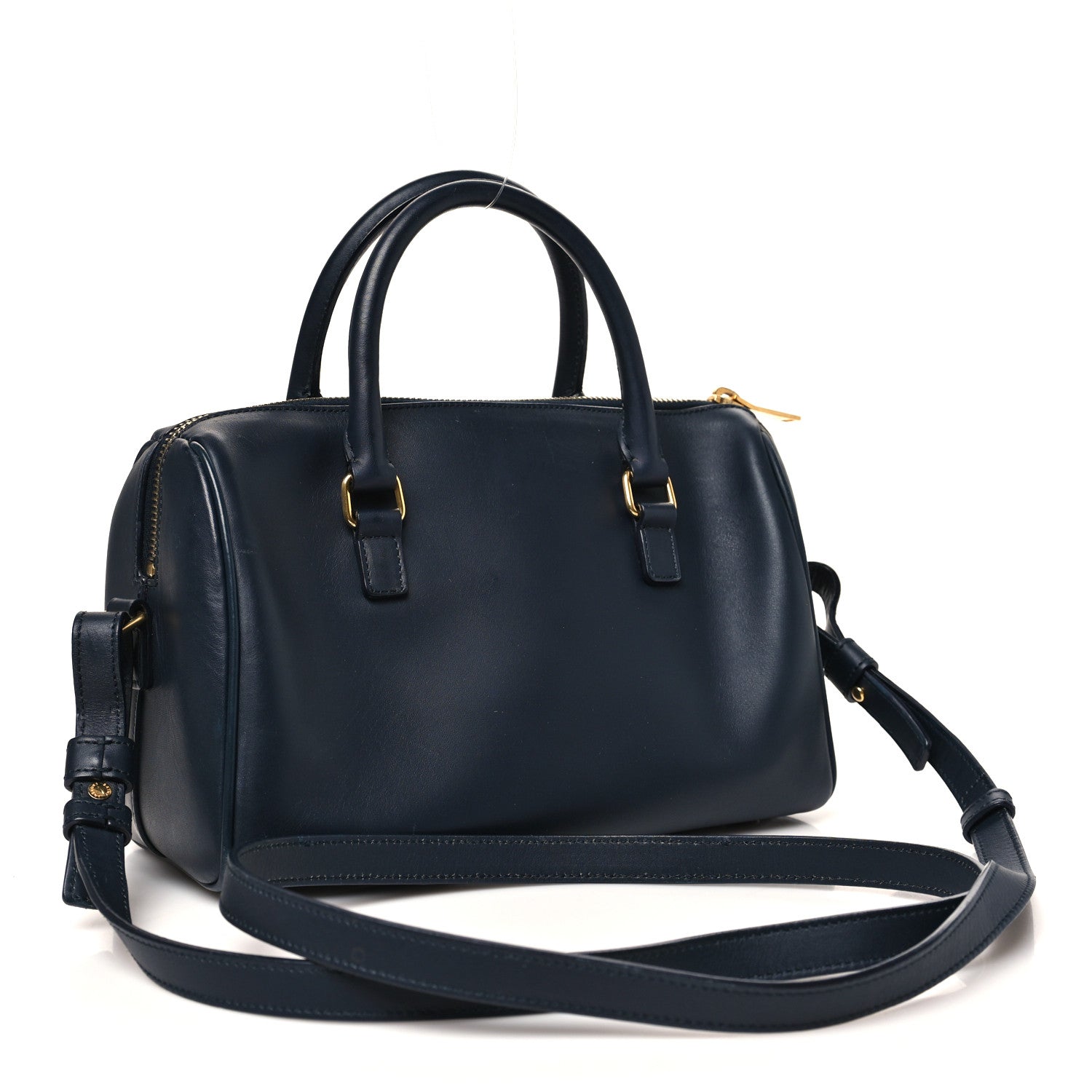 Calfskin Classic Baby Duffle Navy Blue