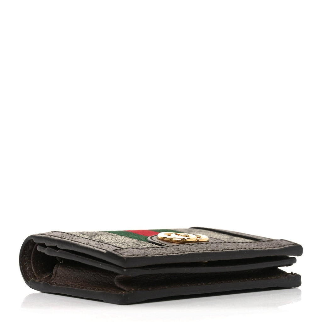 GG Supreme Monogram Web Ophidia  Case Beige New Acero