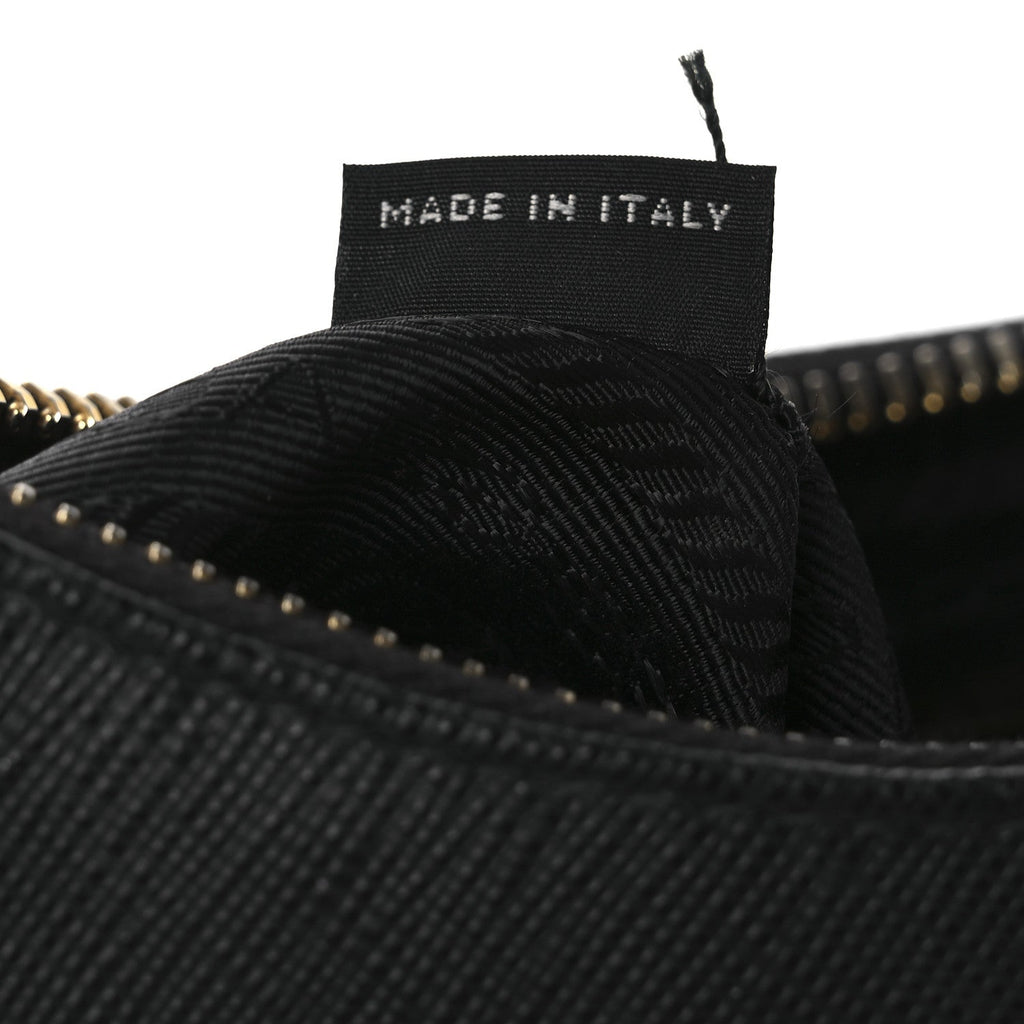 Saffiano Lux Re-Edition 2005 Shoulder Bag Black