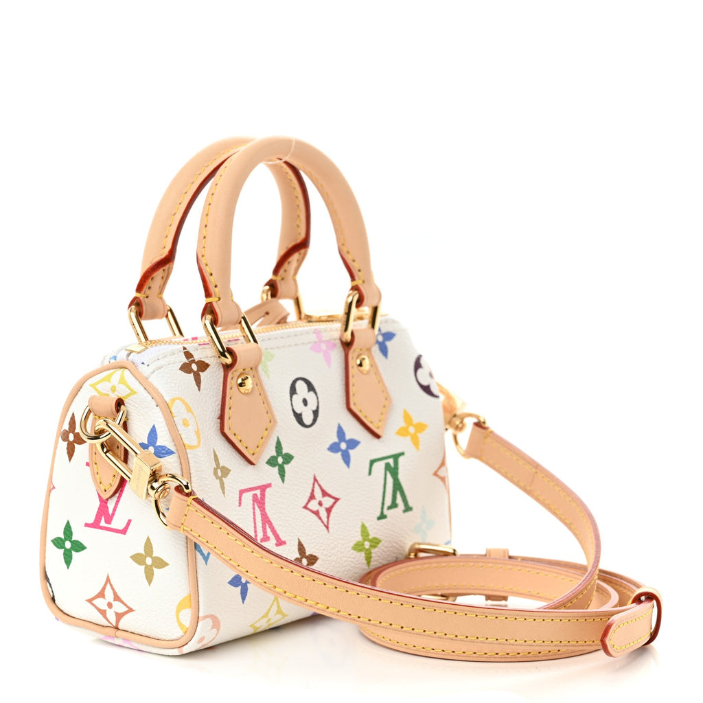 LV X TM Monogram Multicolor Nano Speedy White