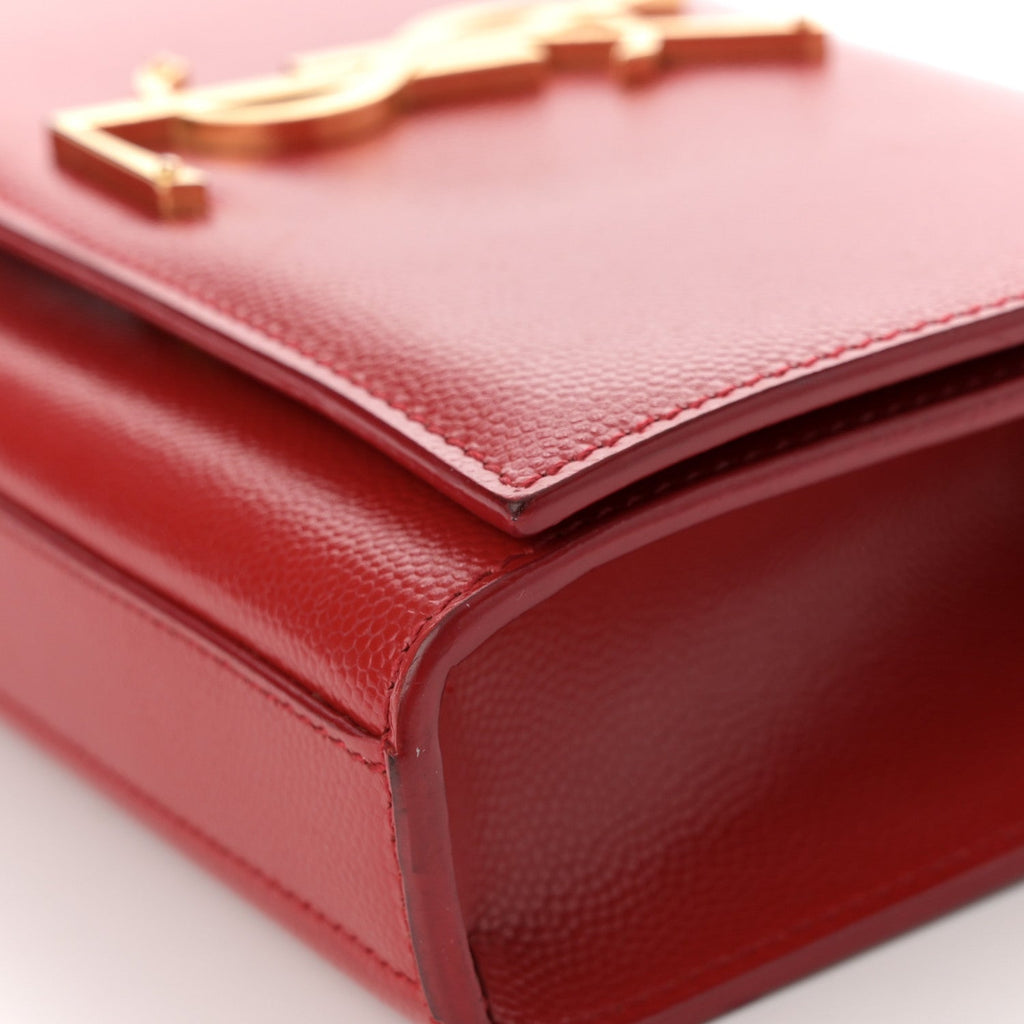 Grain De Poudre Small Monogram Kate Satchel Red