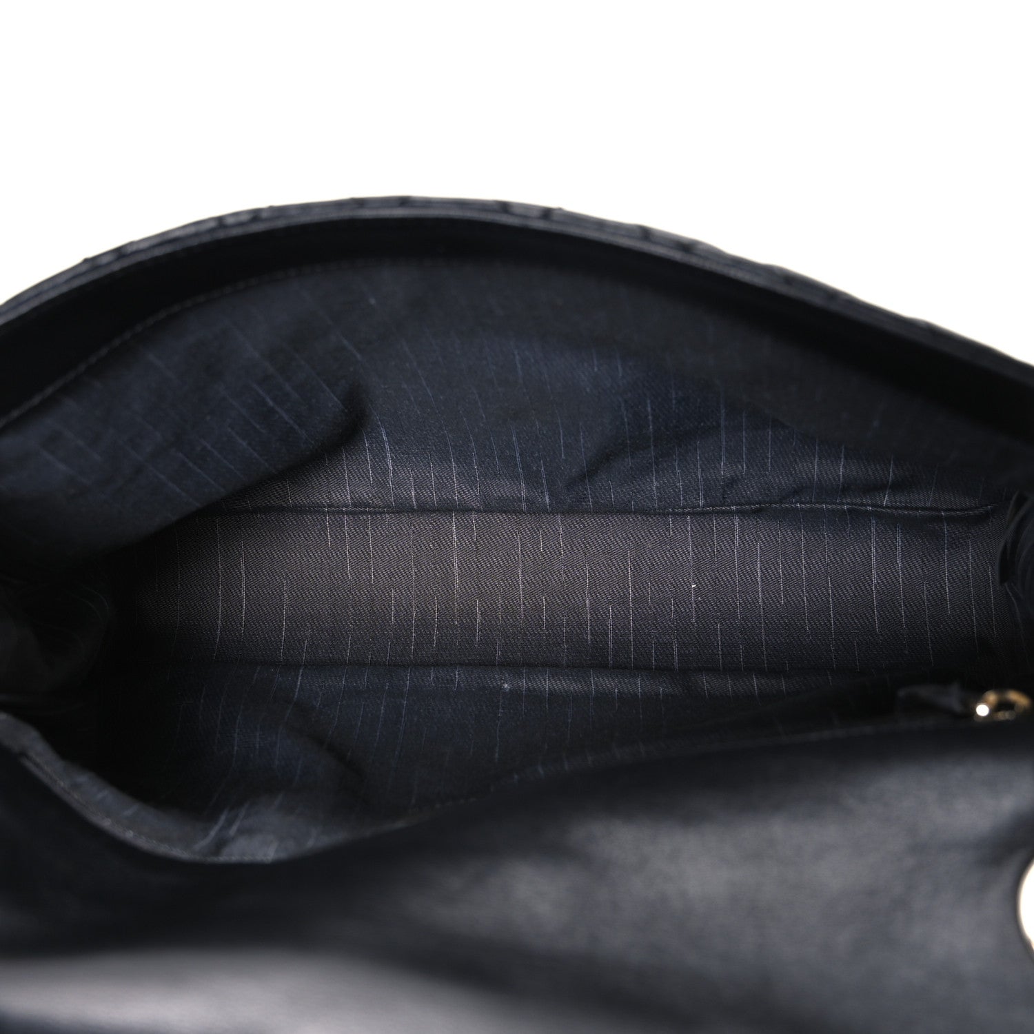 Lambskin Medium Westminster Pearl Flap Black