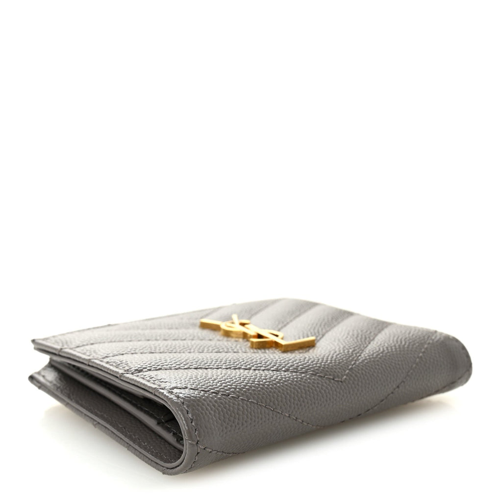 Grain De Poudre Matelasse Chevron Monogram Zipped  Case Tech Fog