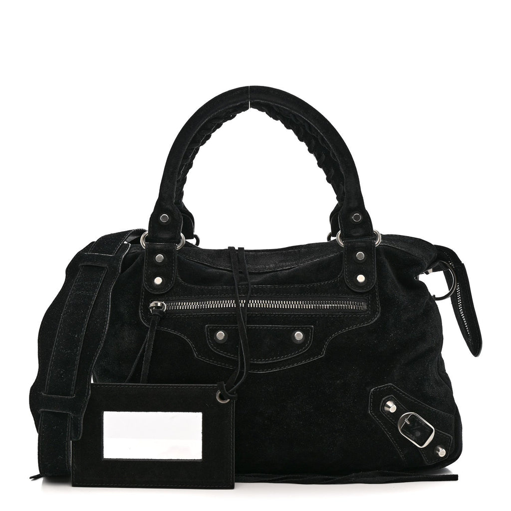 Baby Daim Suede Classic Hardware Town Black