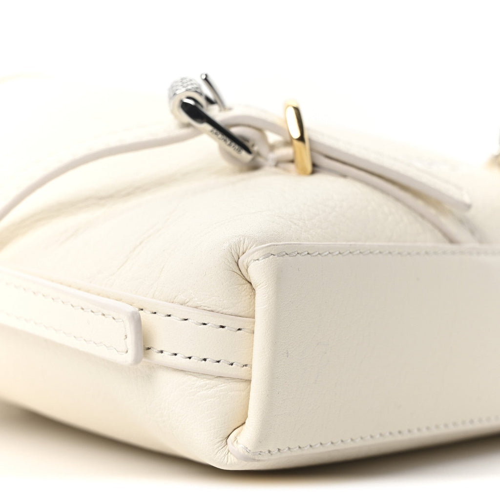 Calfskin Nano Voyou Bag White