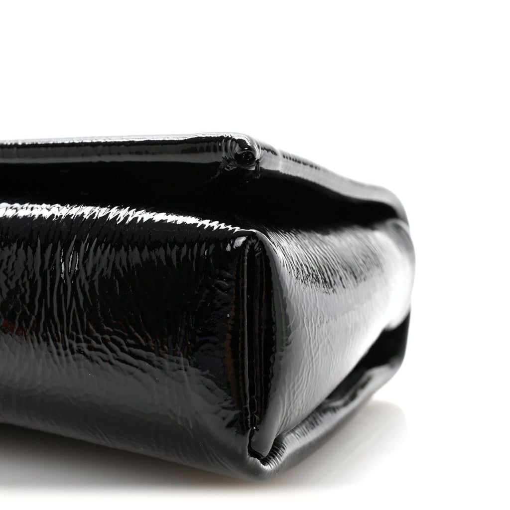 Naplak Patent Calfskin Monochrome Loubi54 Shoulder Bag Zaffiro