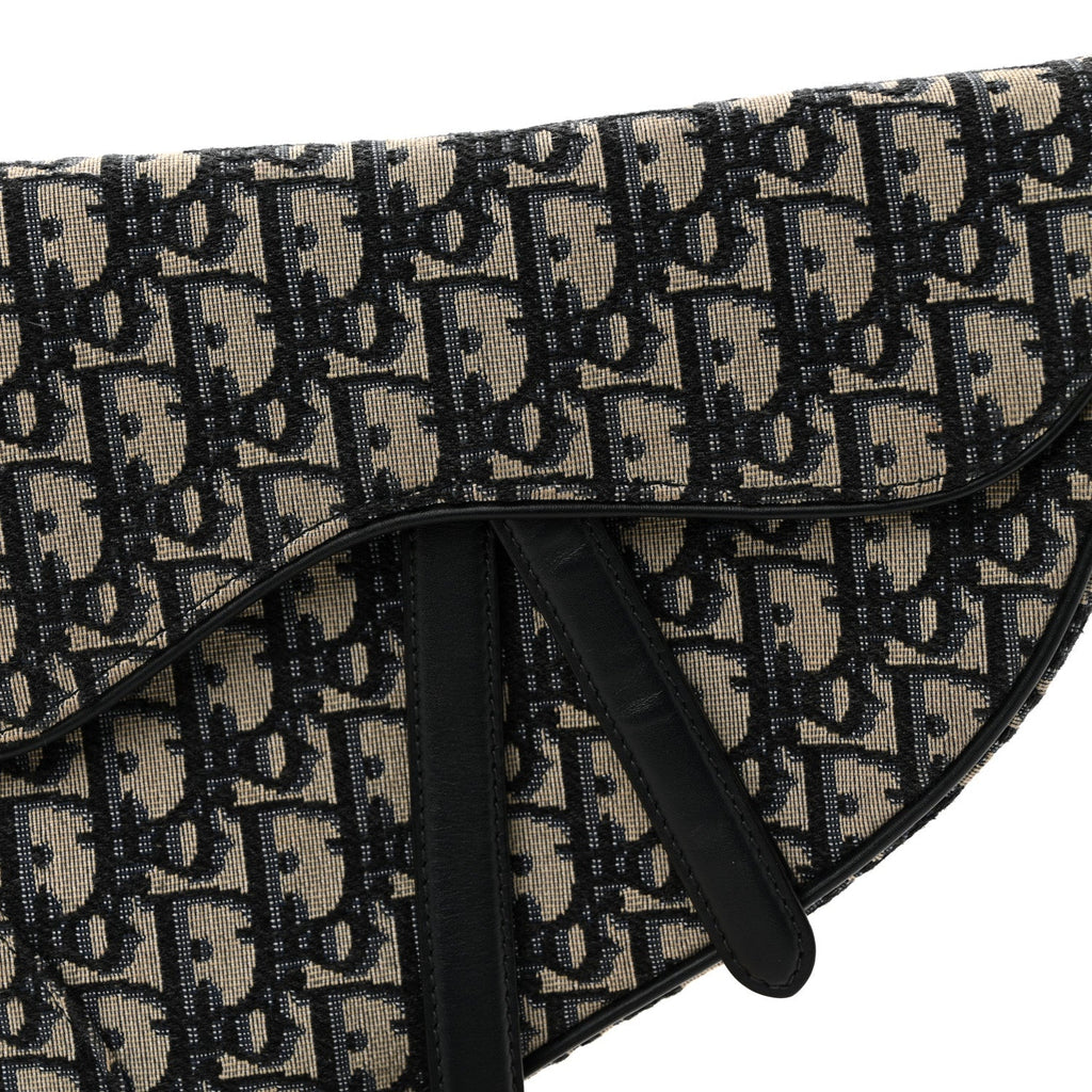 Oblique Saddle Bag Blue
