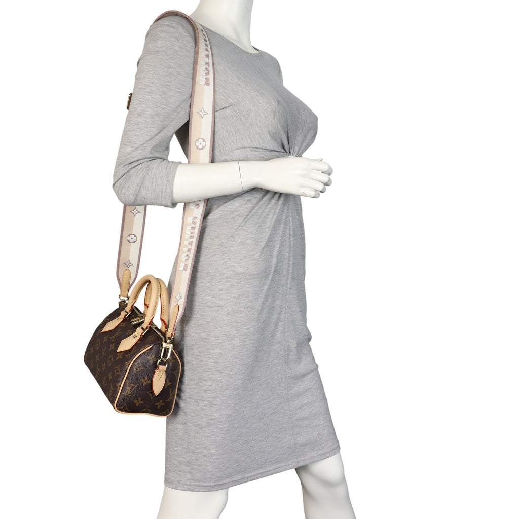Louis Vuitton Speedy 20 Bandouliere Monogram with Embroidered Strap