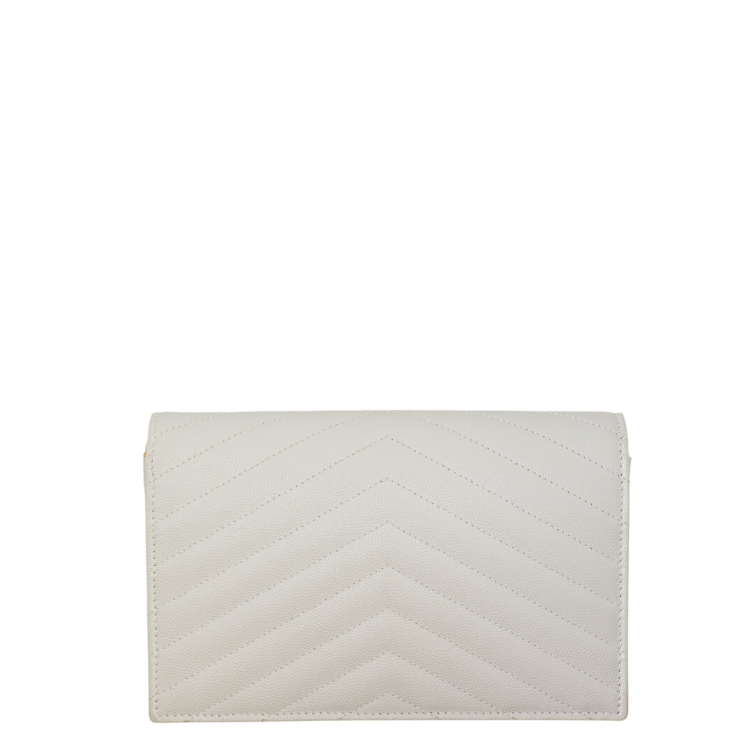 Saint Laurent Cassandre Envelope Chain Wallet
