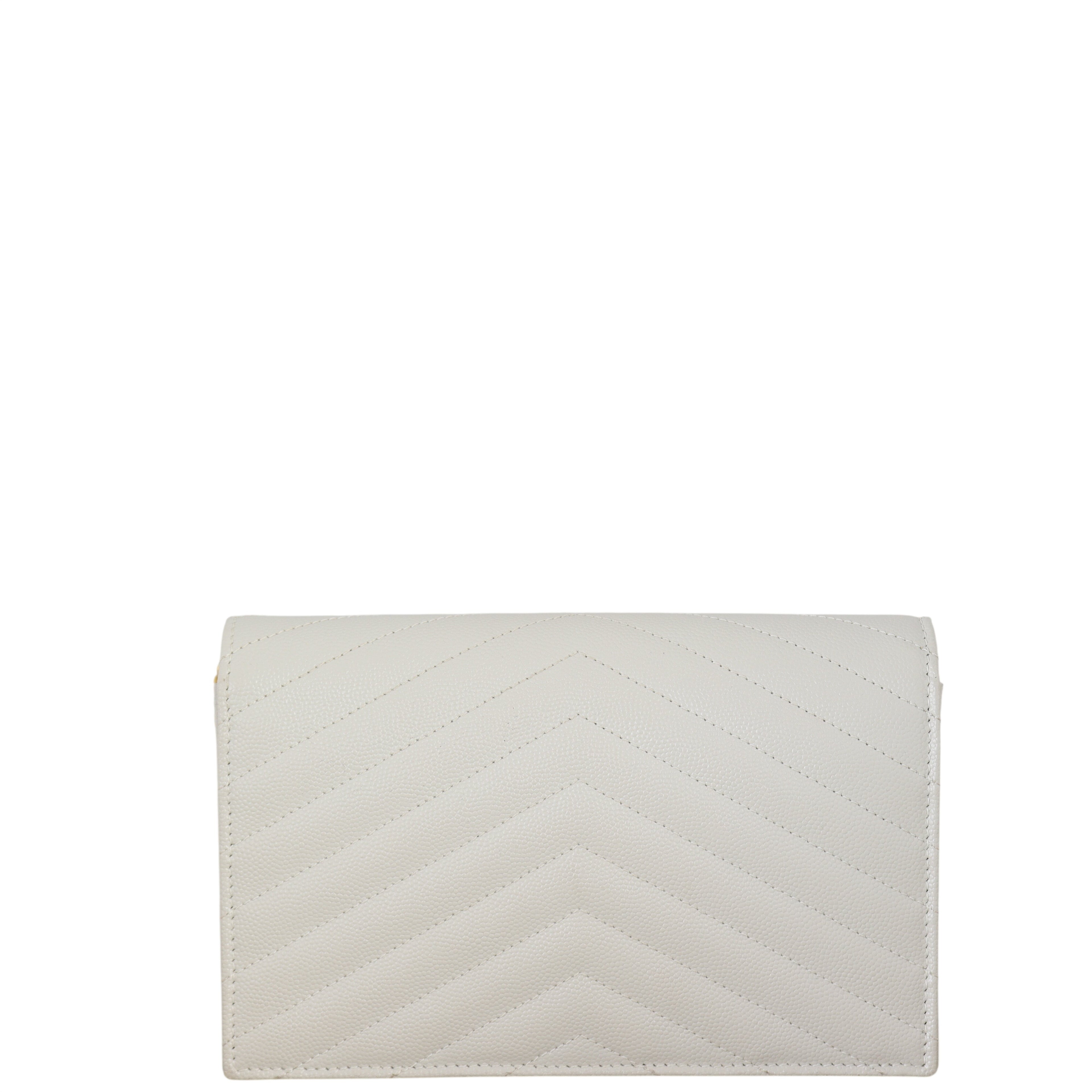 Saint Laurent Cassandre Envelope Chain Wallet