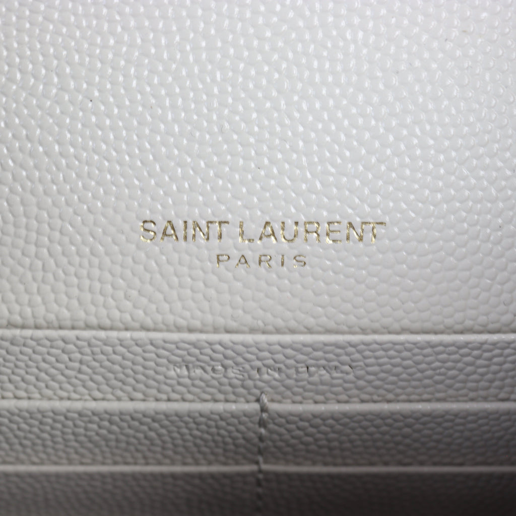 Saint Laurent Cassandre Envelope Chain Wallet